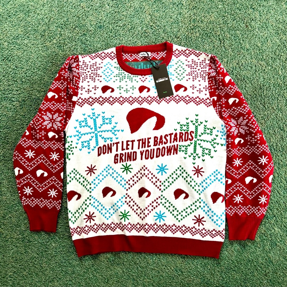 The Handsmaid Tale Christmas Sweater from Hulu in Unisex size XL